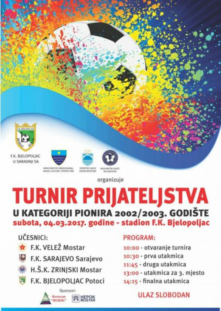 FK Bijelopoljac organizira "Turnir prijateljstva"